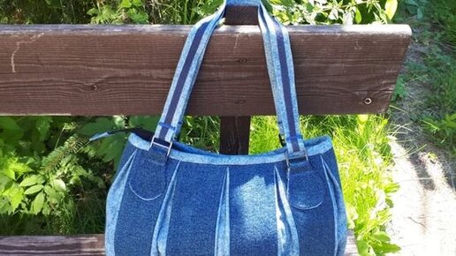 Джинсовая сумка-гармошка! Мастер-класс. | Юлия Жданова | Дзен