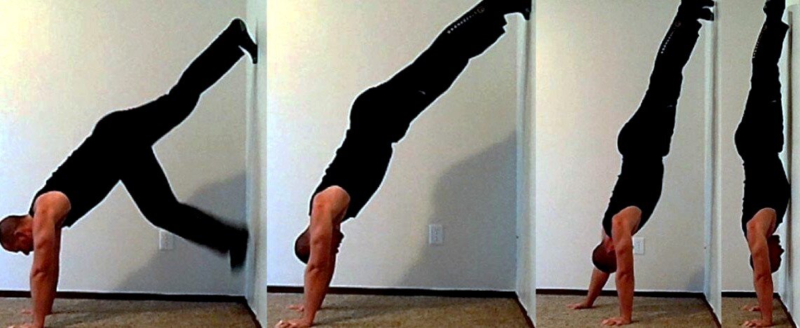 Захождение ногами на стену