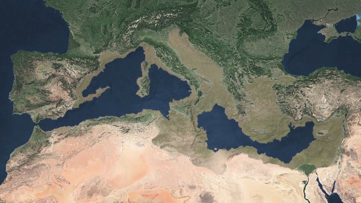 черное и средиземное море