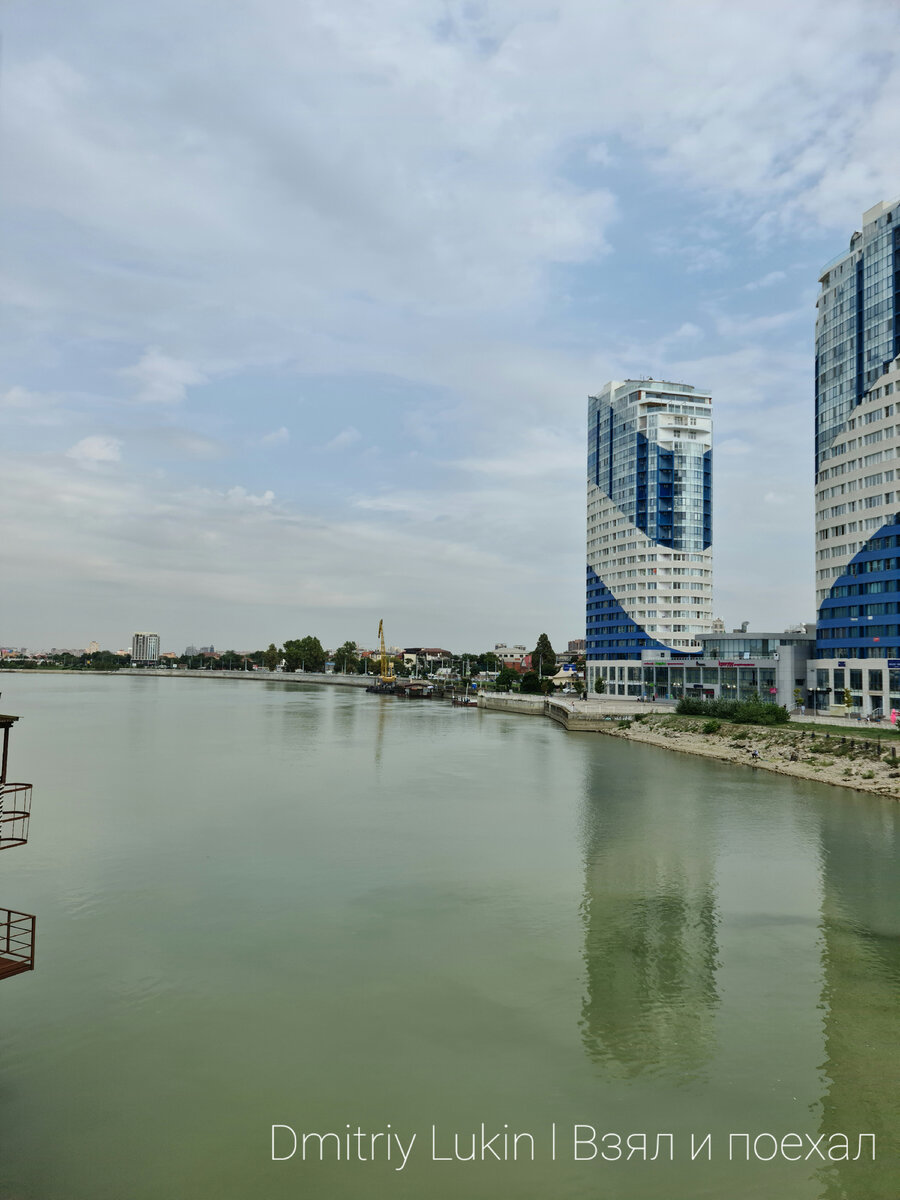 Река Кубань в Краснодаре