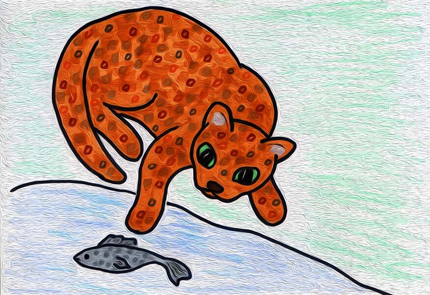 Иди сюда, серебряная рыбка...