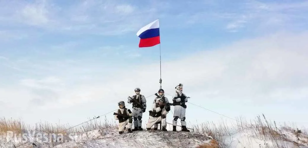 Российский спецназ на Южных Курилах. Источник - РусВесна.Су