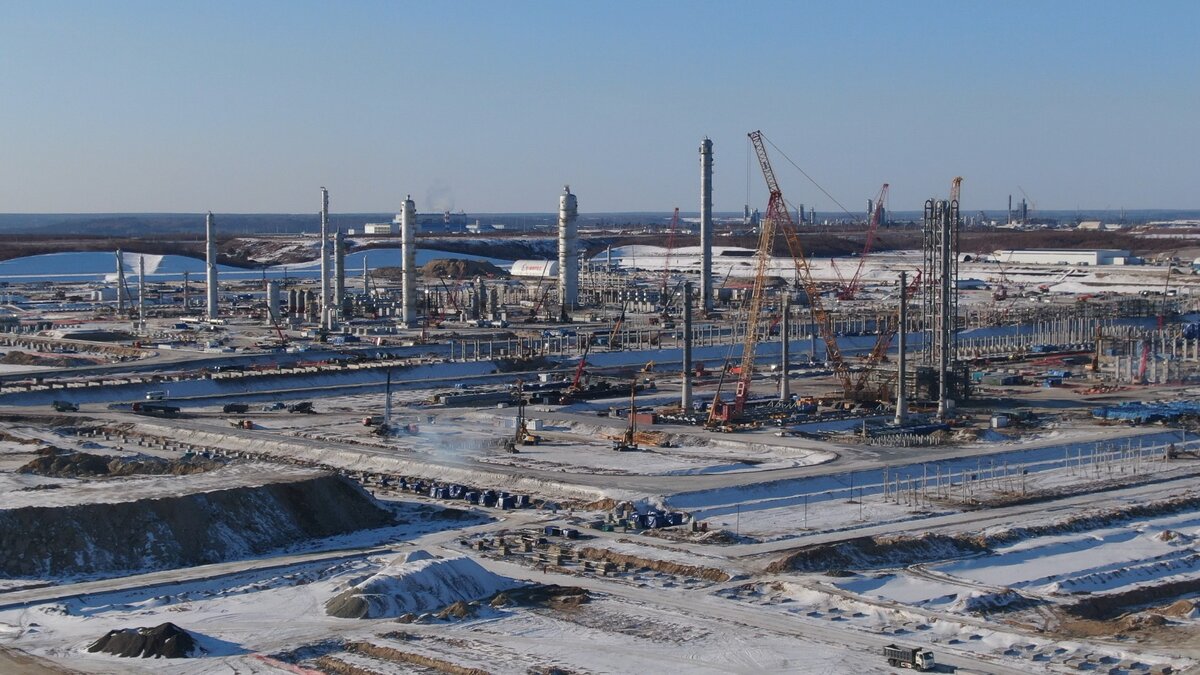 Стройплощадка АГХК на март 2022 года