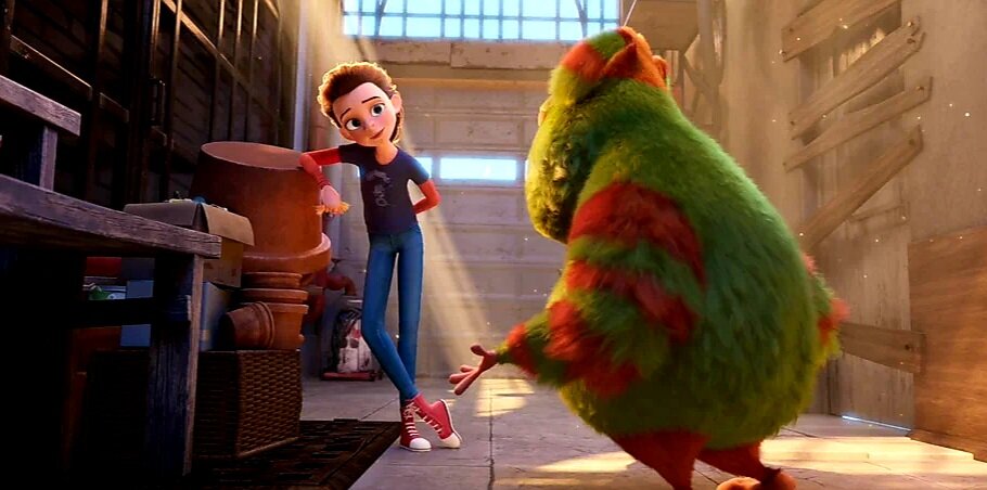 Кадр из мультика "Финик"