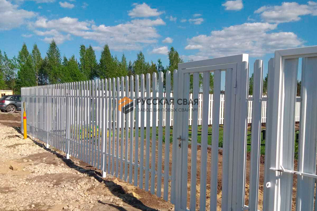 Калитка с П-образной рамкой