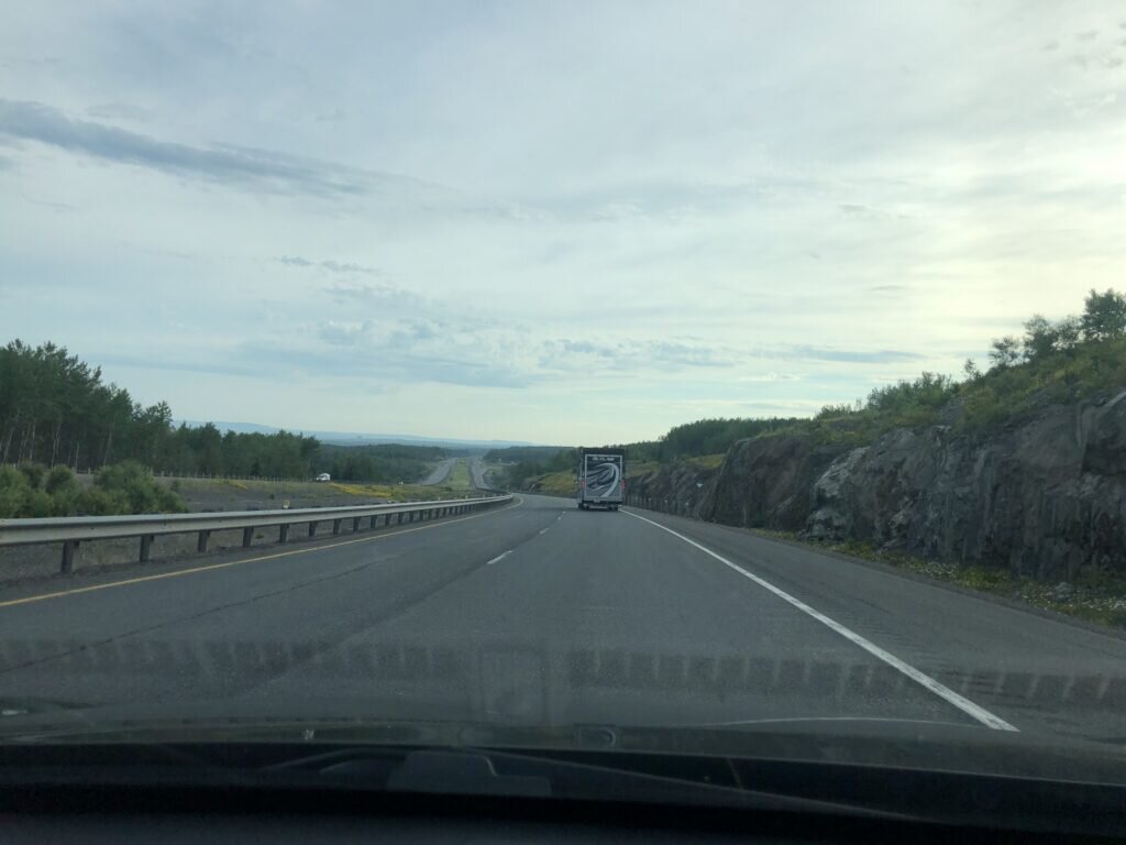 Подъезжаем к обзорной площадке