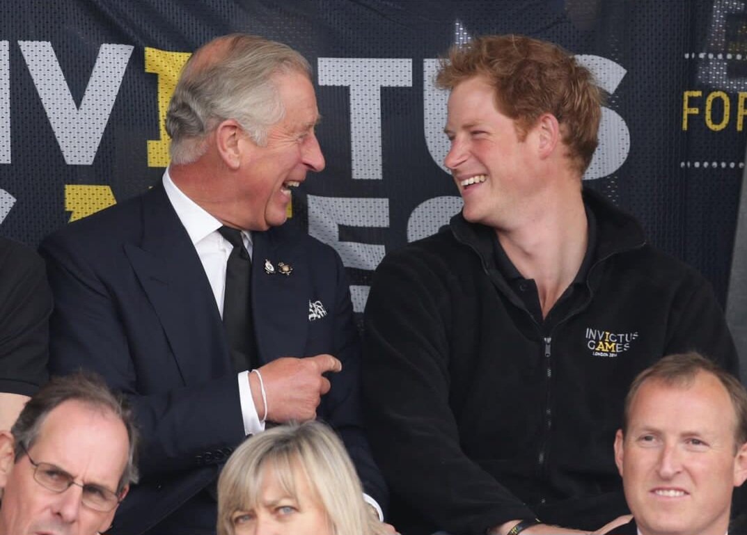 Отец и сын на первых соревнованиях Invictus Games. 