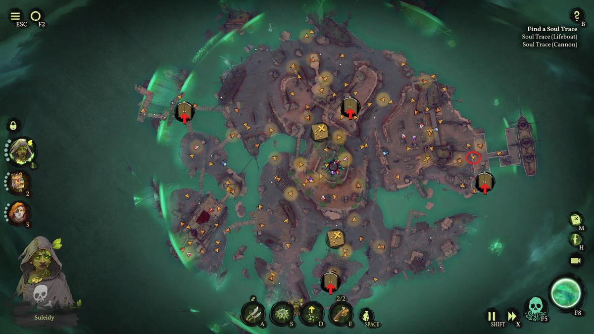 ✅Этот гайд по игре Shadow Gambit: The Cursed Crew поможет вам найти всех разработчиков на разных картах. При игре вам следует нажать «h», чтобы выделить врагов и видеть их имена.-77