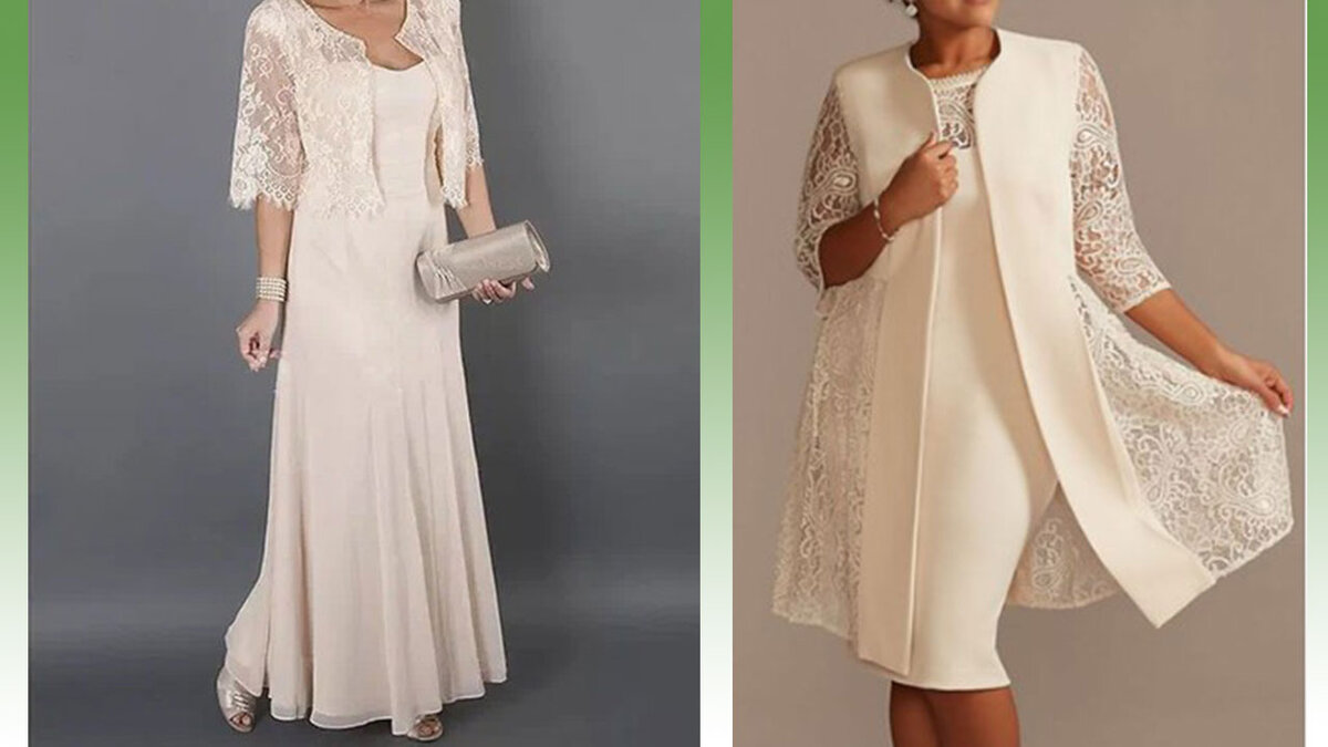 Стильные платья для женщин 60+