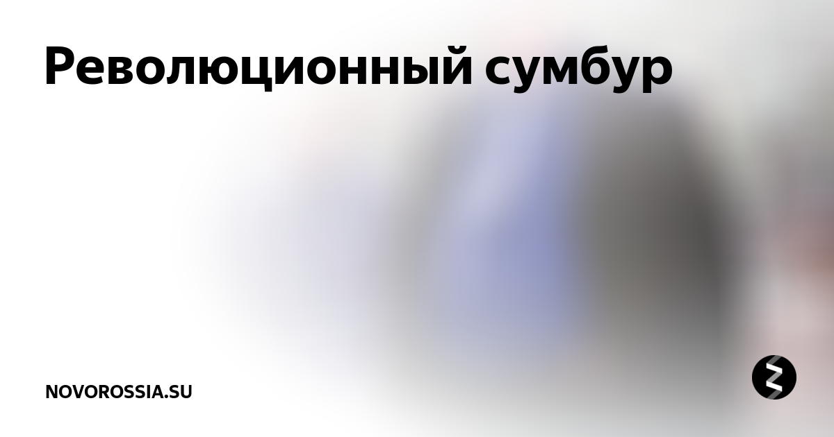 Революционный сумбур | novorossia | Дзен