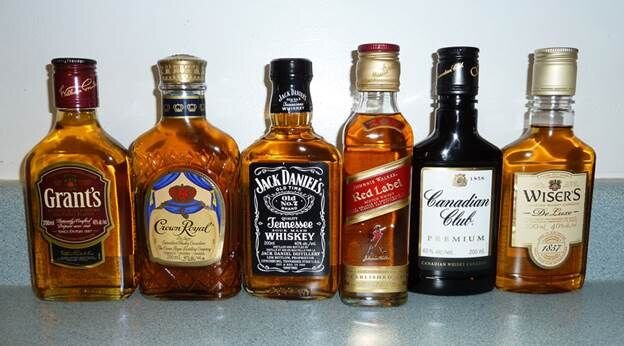 Различные марки виски