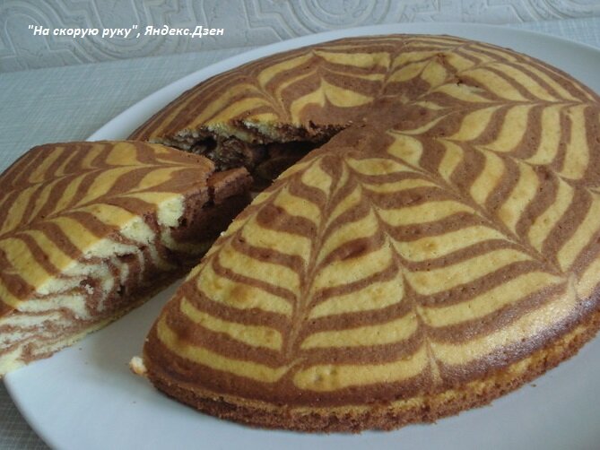 Рецепт торта "Зебра" на кефире: пошаговое руководство с фото