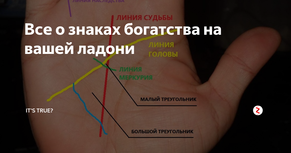 Линия богатства: особенности расшифровки значений на ладони ХИРОМАНТИЯ Постила