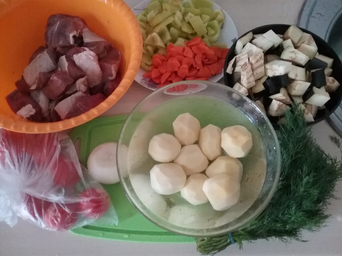 Мясо с овощами. Просто и вкусно!