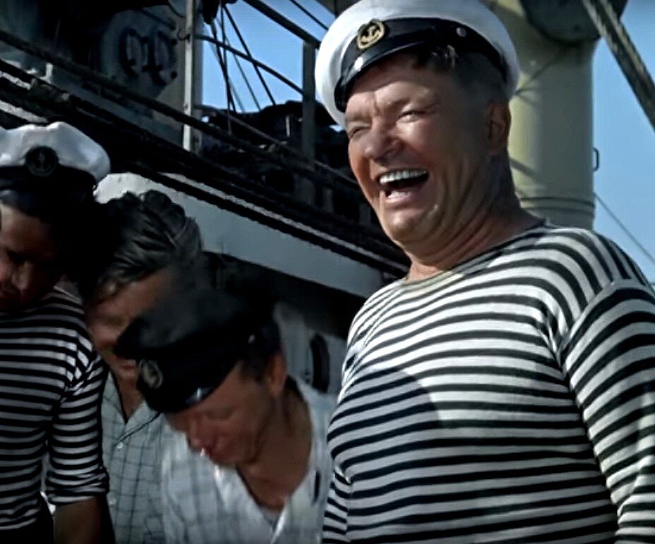 Кадр из фильма «Полосатый рейс»