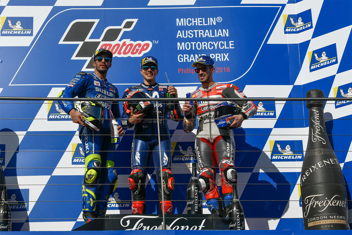 Подиум Гран-При Австралии...