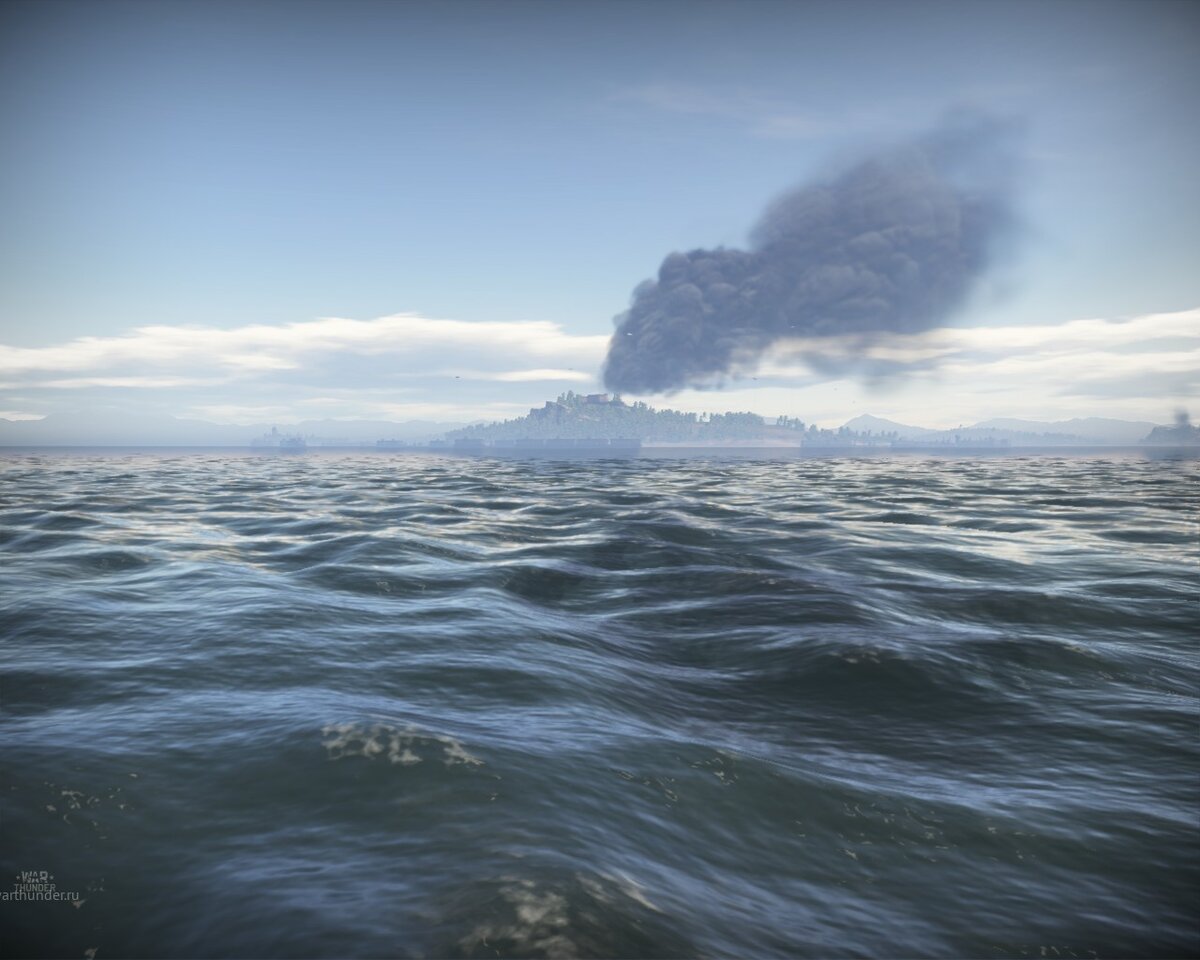 Может это вулкан, а может сверх огромный корабль