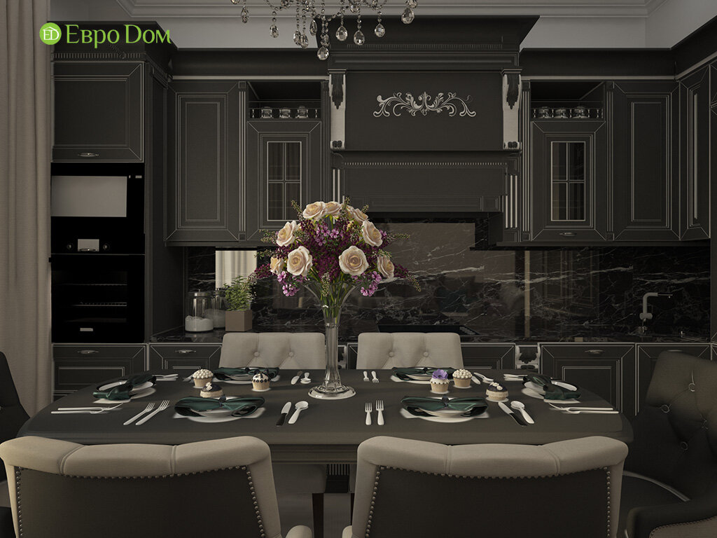 На фото: Кухня-столовая