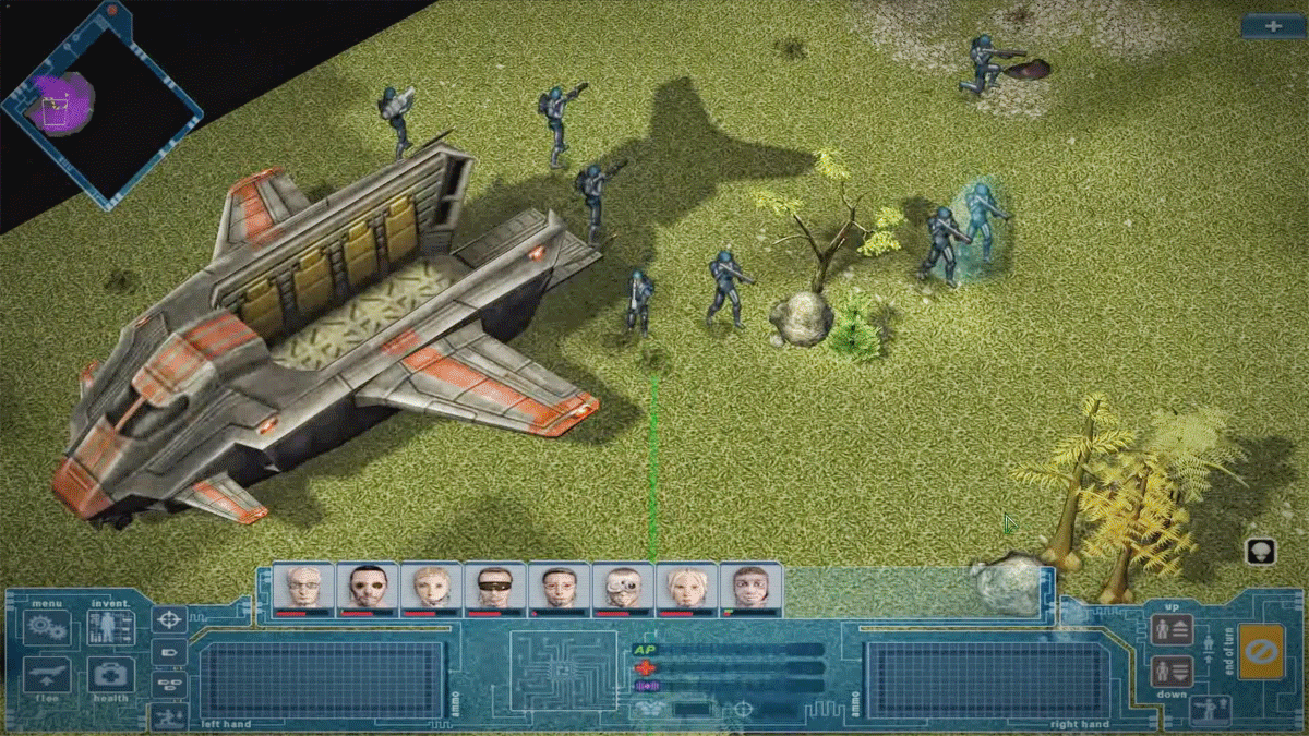 Скриншот из игры UFO: Extraterrestrials