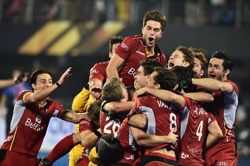 После поражений в двух подряд финалах(ОИ и ЧЕ), Бельгия обыграла Нидерланды в серии буллитов, чтобы, наконец, попробовать золото на вкус, выиграв мужской чемпионат мира по хоккею