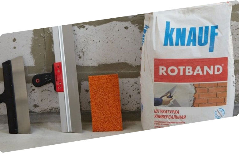 Knauf Rotband: описание, область применения, выполнение работ