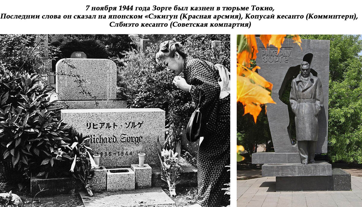 Могила зорге в токио
