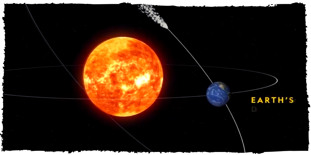 Пересечение орбит кометы и Земли