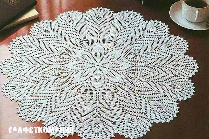 Салфетка Павлинье Перо