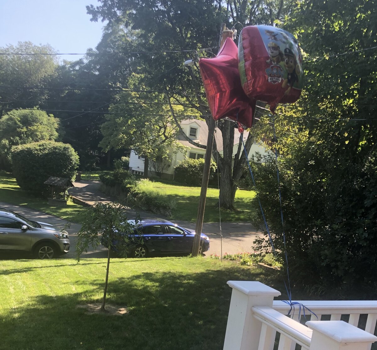 Хоть шарики повесили, это порадовало