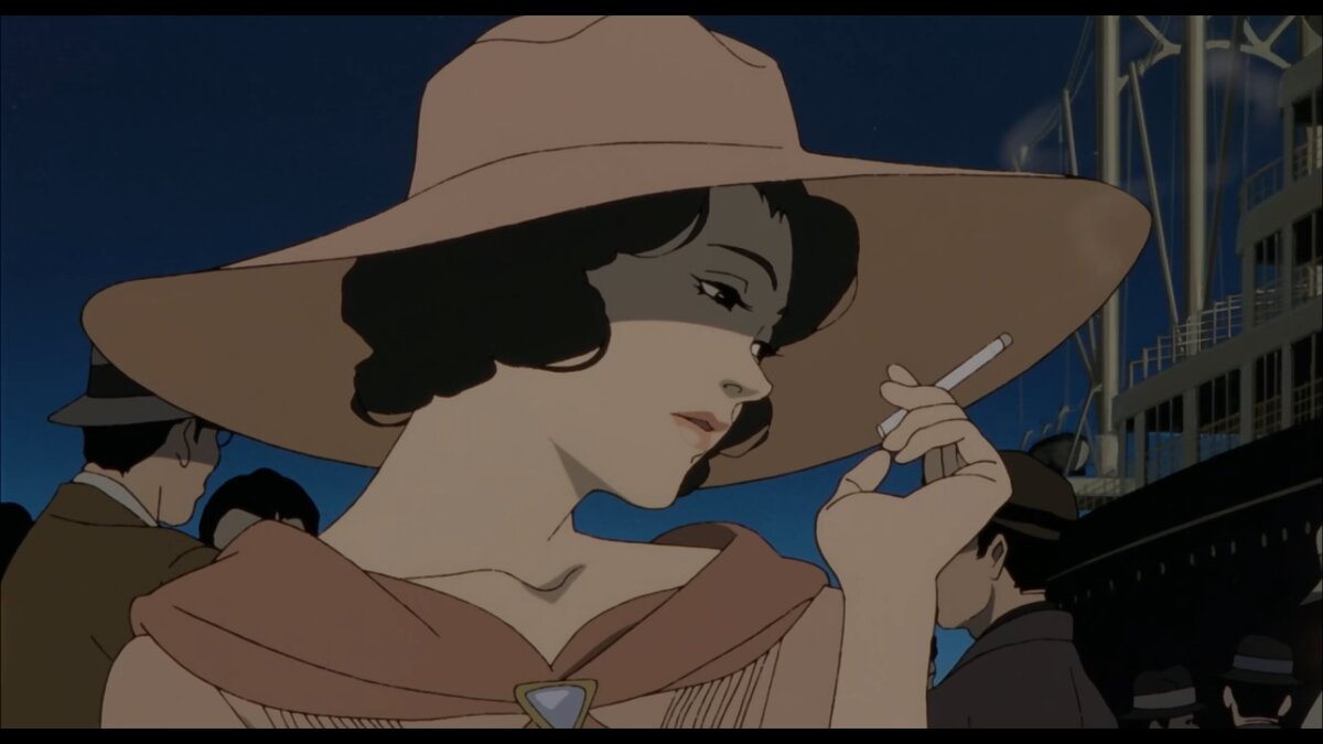 кадр из фильма "Актриса тысячелетия" Ну, во-первых, это просто красиво