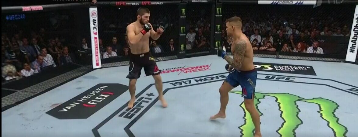 Хабиб Нурмагомедов и Дастин Пуарье