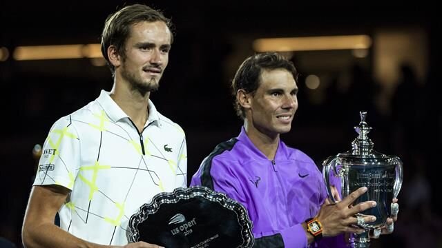 Даниил Медведев и Рафаэль Надаль, финал US Open