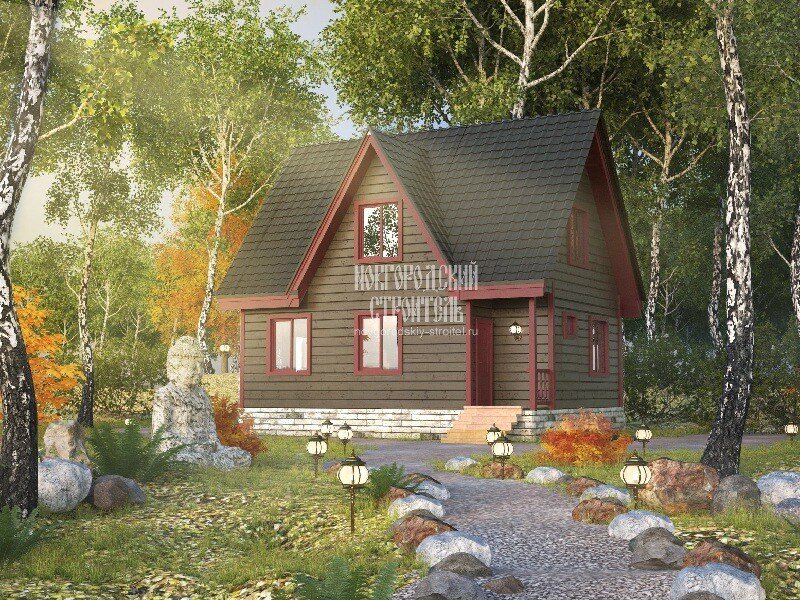 Вид на дом спереди