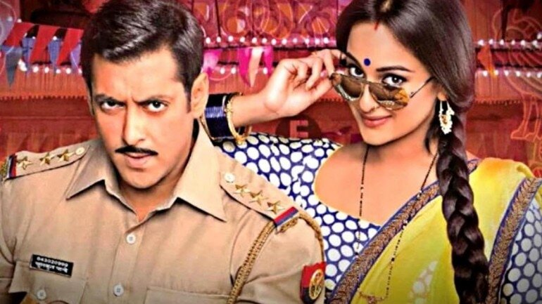 Салман Хан и Сонакши Сингха в фильме "Бесстрашный"