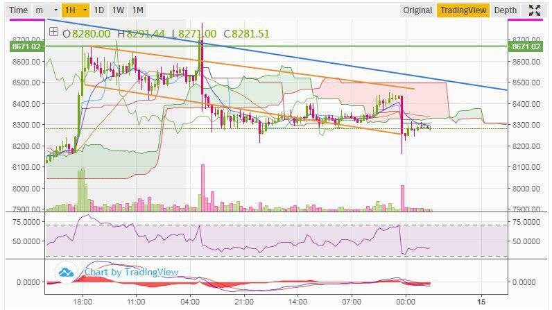 график прогноза курса BTC/USD