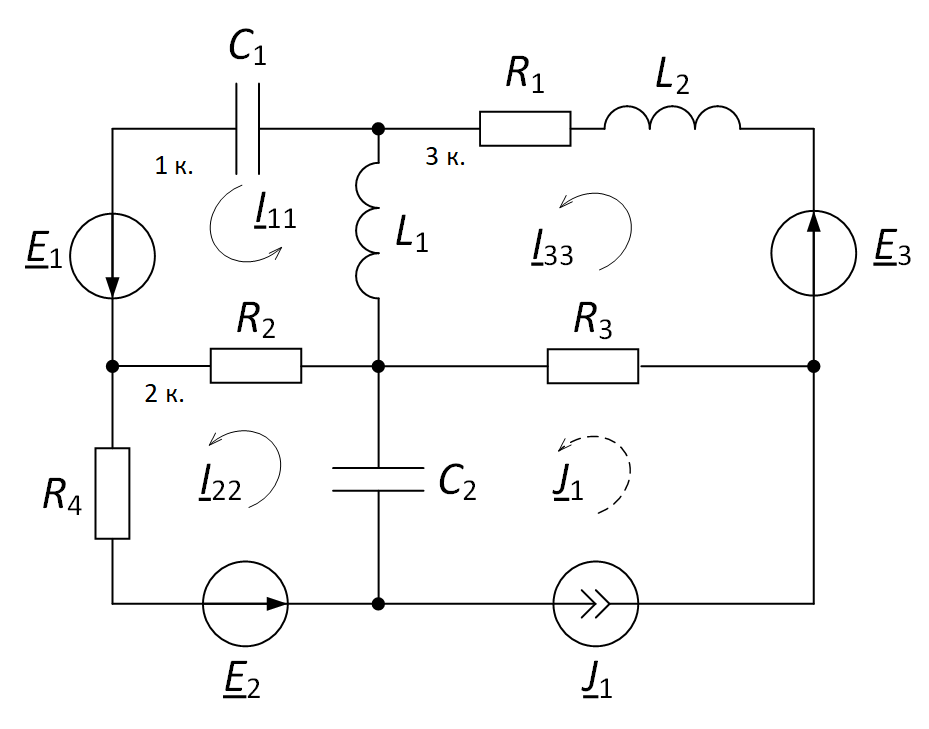Как составить расчетную схему электрической цепи Метод контурных токов для расчёта электрических цепей FaultAn.ru Дзен