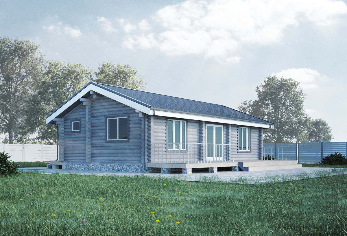 Проект деревянного дома S-182 от "Экохоум"