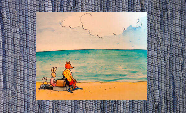 иллюстрации к книге Лис и Зайка