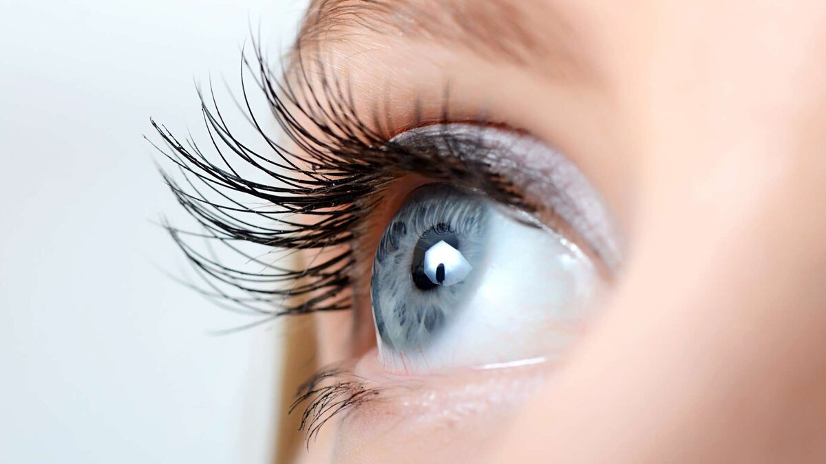 Ресницы эффект "Мокрый"