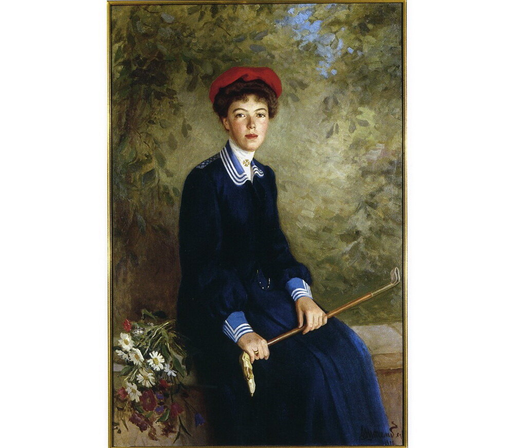 Великая княжна Ольга Александровна, неизвестный художник