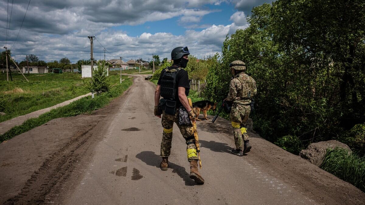    Боевики батальона "Кракен" в Харьковской области© AFP 2022 / Dimitar Dilkoff