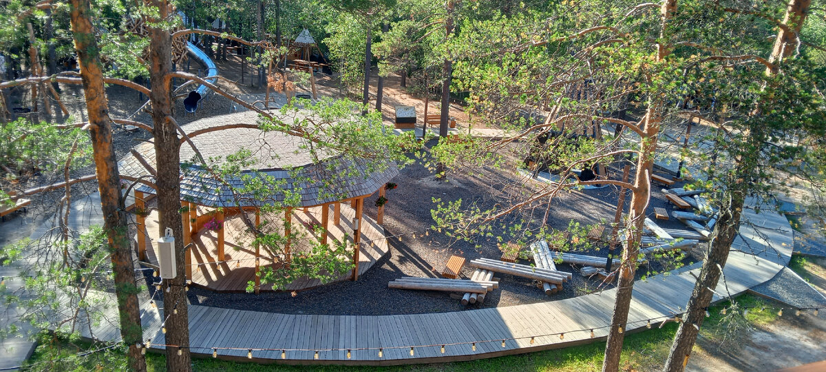 Этнографический комплекс "Нум", вид со смотровой башни