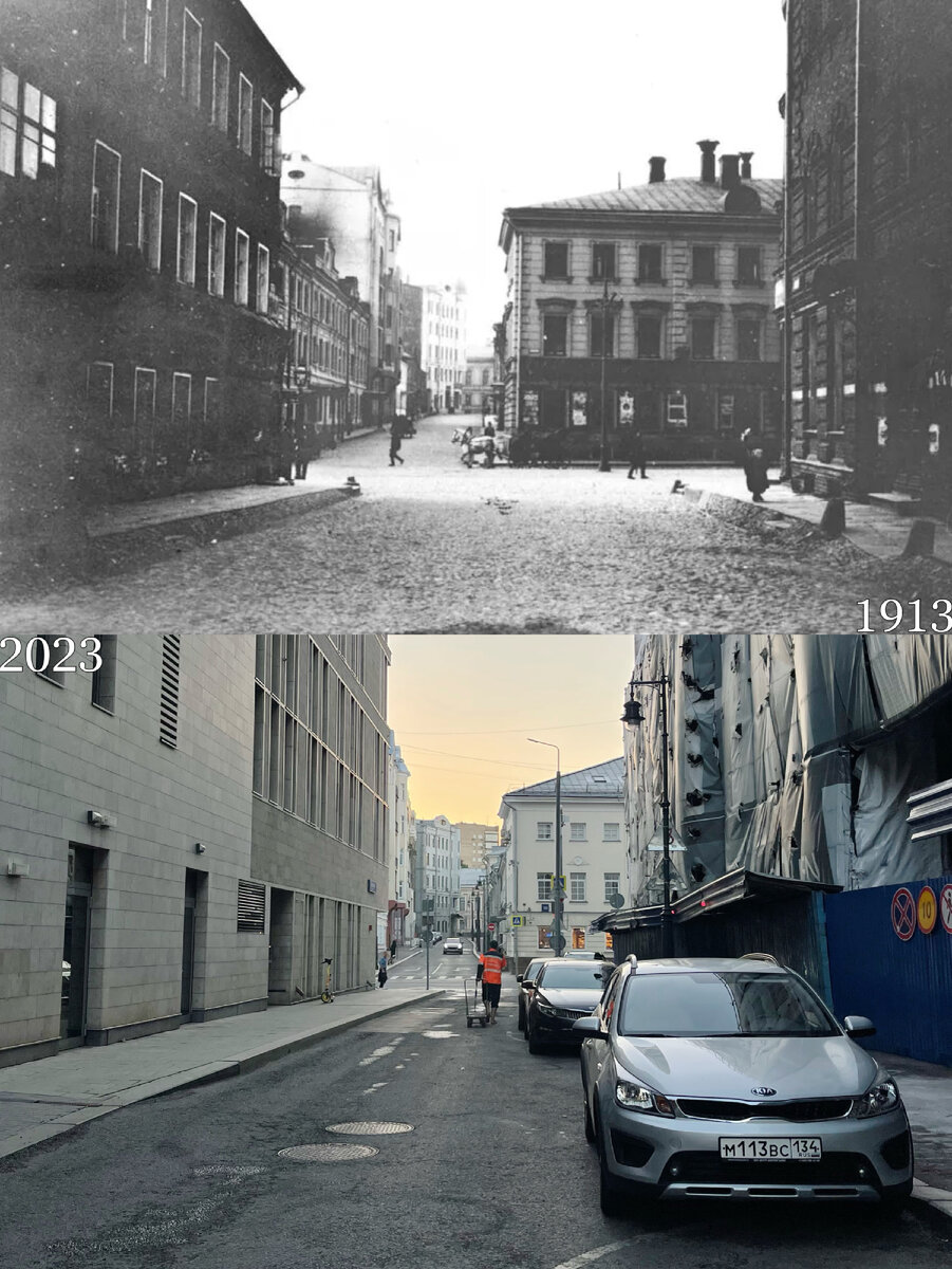 Москва: было/стало. Те же точки города спустя 100 с лишним лет | Now&Then  Russia | Дзен