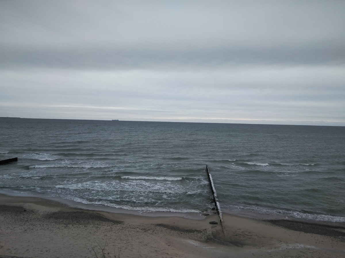 Фото автора. Балтийское море. Февраль, 2019г.