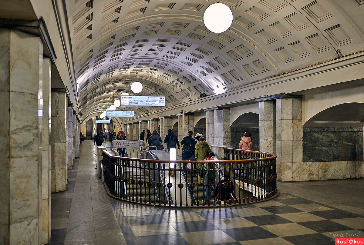 Фото переходов метро москвы