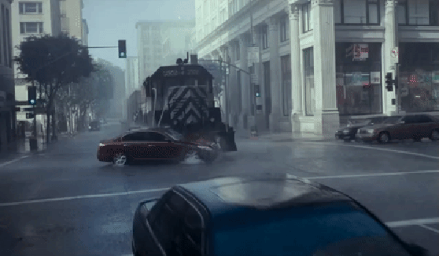 кадр из фильма "Начало".