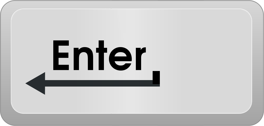 Вот так выглядит кнопка ENTER
