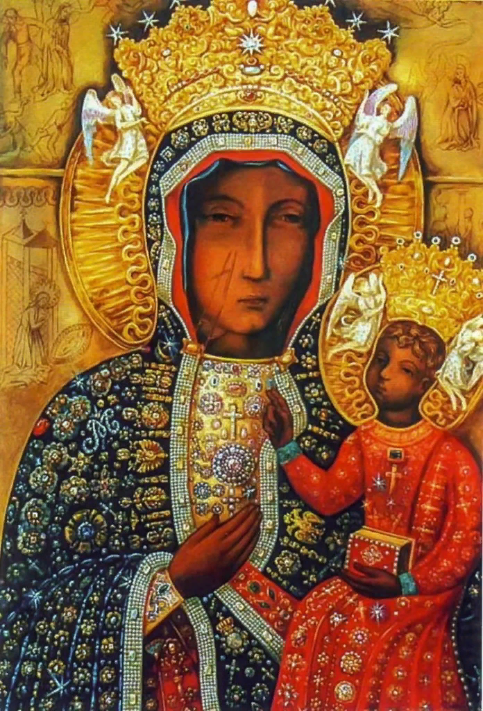 Ченстоховская икона Божией Матери - "Польская Королева".