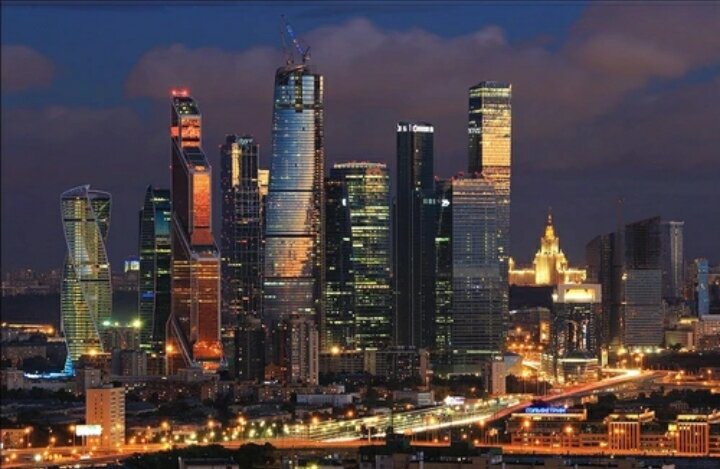 Москва сити.
