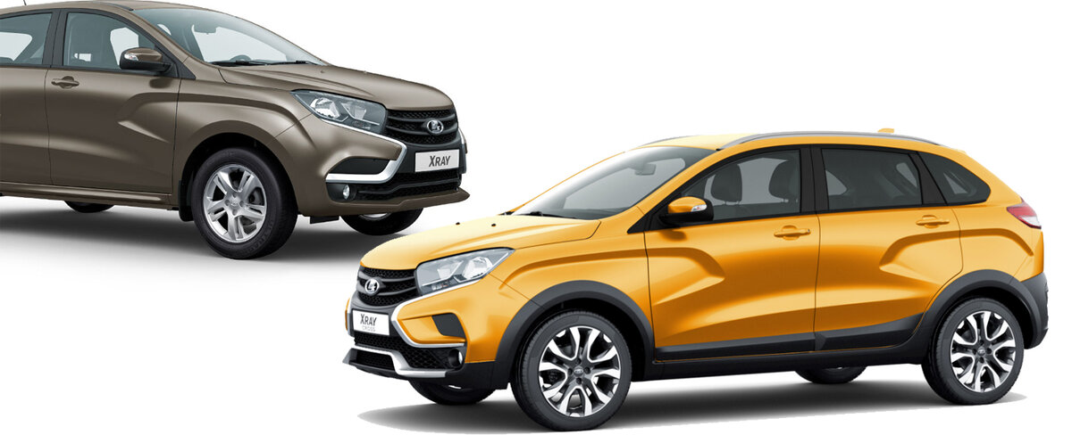 Фото LADA X-Ray и  LADA X-Ray Cross